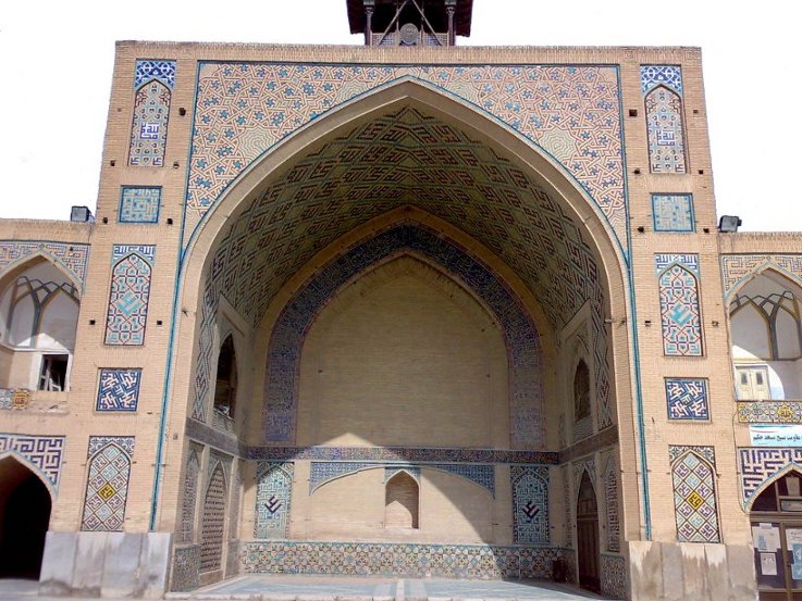 Square kufic from the Hakim Mosque - Isfahan