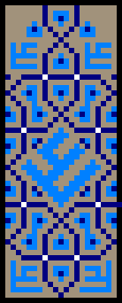 Square kufic from the Hakim Mosque - Isfahan