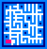 Square kufic from the Hakim Mosque - Isfahan