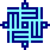 Square kufic from the Hakim Mosque - Isfahan