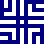 Square kufic from the Hakim Mosque - Isfahan