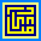 Square kufic from the Hakim Mosque - Isfahan