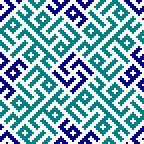Pattern from the Ahmad Yasawi Mausoleum, Kazakhstan