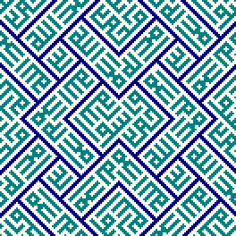 Pattern from the Sher Dor Madrasa, Samarqand, Uzbekistan
