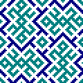 Pattern from the Bibi Khanum Mosque, Samarqand, Uzbekistan