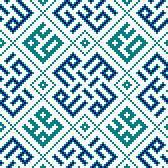 Pattern from the Dar al-Siyadah Complex, Shakhrisabz, Uzbekistan